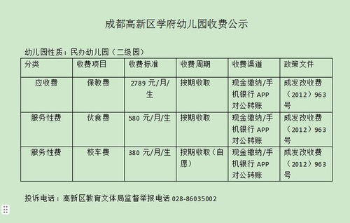 滁州儿童早教收费标准表